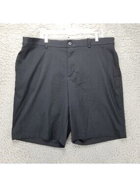 Nike Shorts Mens 40 Flex Core Dri-Fit Black Stretch Flat Front Golf